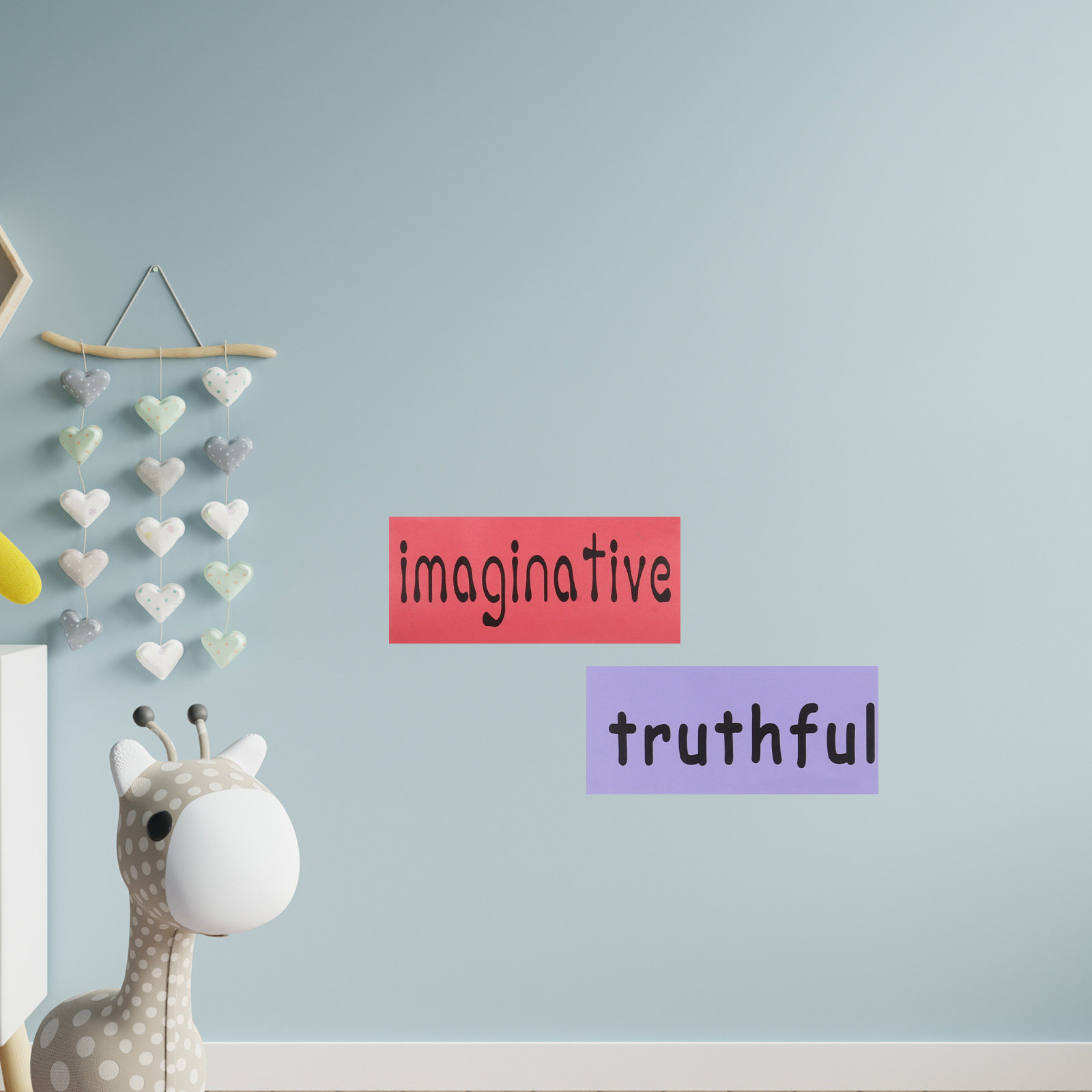 Kids Education Motivation - 3 шт. Детские развивающие настенные наклейки