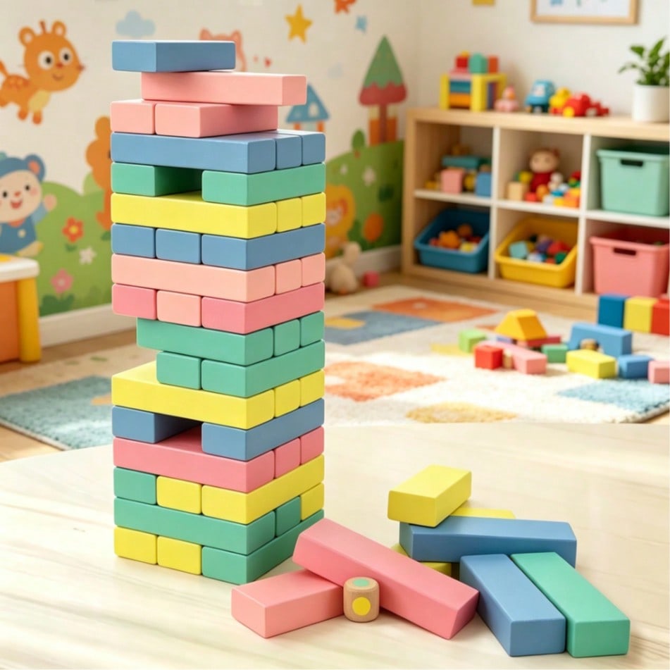 Деревянная игра «Башня из блок – обзор и цена Kids Education Number